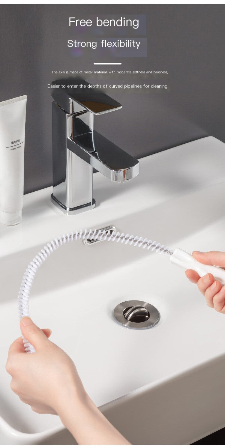 Pipe Drain Hair Cleaner Brush — Pull the Clog Out in One Shot