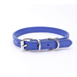 Cat & Dog Collar with Leash — Soft PU, Adjustable Sizing