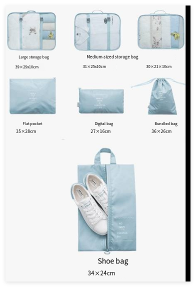 Portable Travel Packing Cubes (6-Piece) — Organize Every Trip