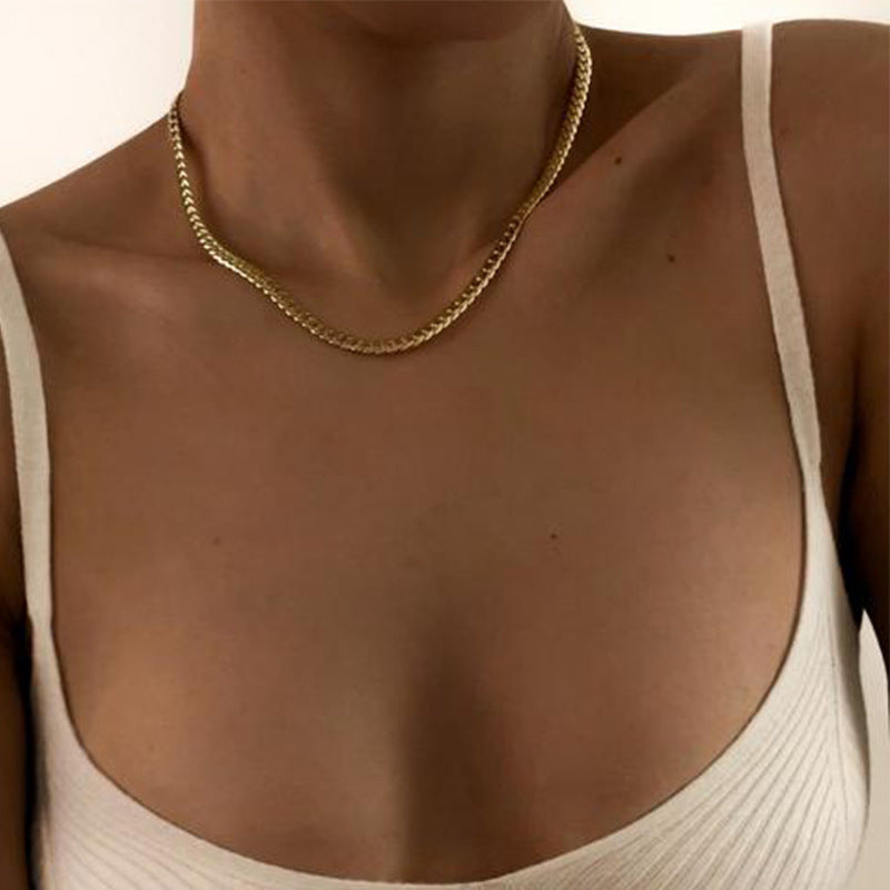 Cuban Link Stainless Steel Necklace — Multiple Widths, Unisex