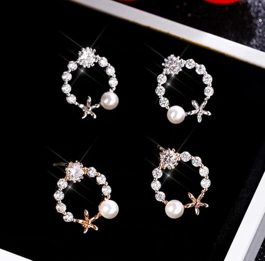 Flower Stud Earrings — Delicate, Gold or Silver, Always Pretty