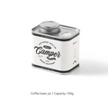 Airtight Coffee Bean Tin — Keep Your Beans Fresh Anywhere