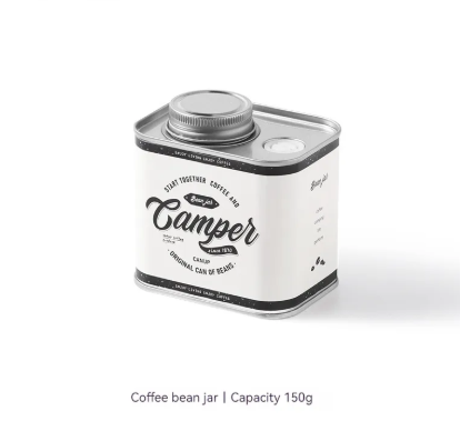 Airtight Coffee Bean Tin — Keep Your Beans Fresh Anywhere