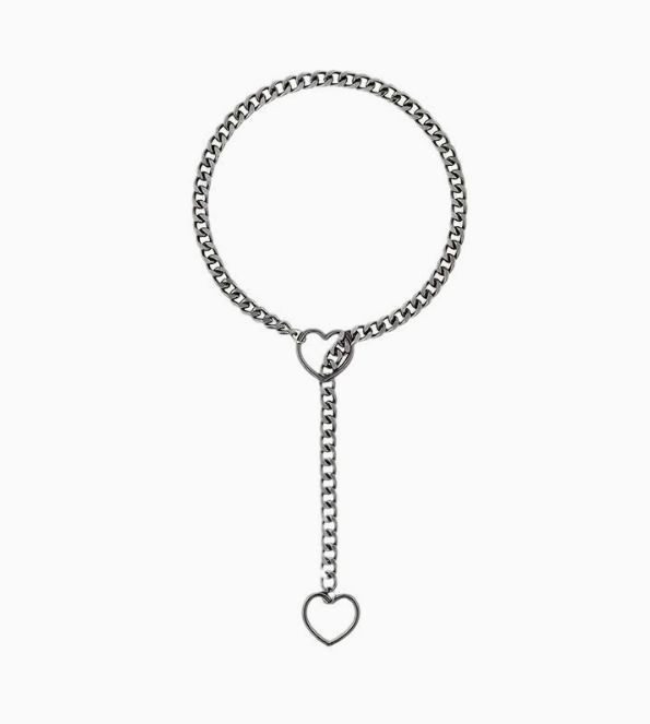 Heart Slip Chain Necklace — Adjustable Style That Goes With Everything