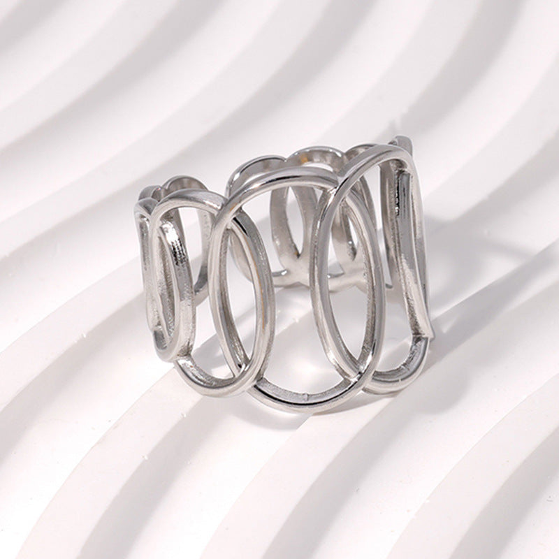 Titanium Open Ring — Minimalist Style That Goes With Everything