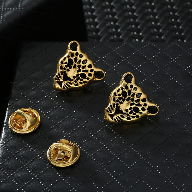 Men's Suit Brooch & Lapel Pin — Crown and Geometric Styles