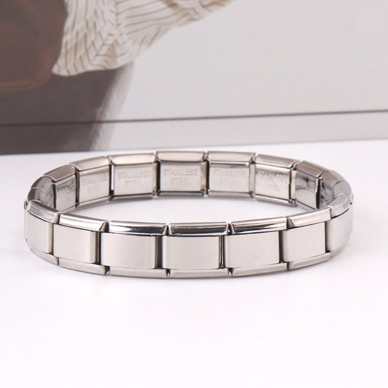 Fashionable Stainless Steel Adjustable Bracelet Set