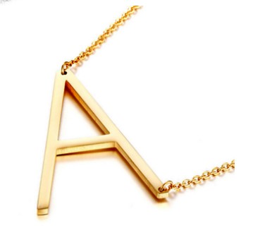 Alphabet Pendant Necklace — Your Initial, Your Story