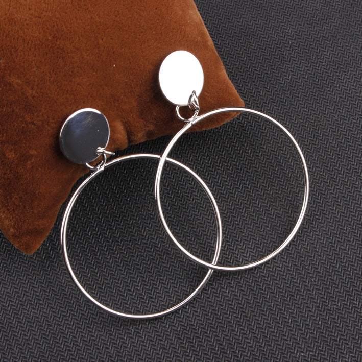 Stylish European and Japanese Hoop Earrings and Studs