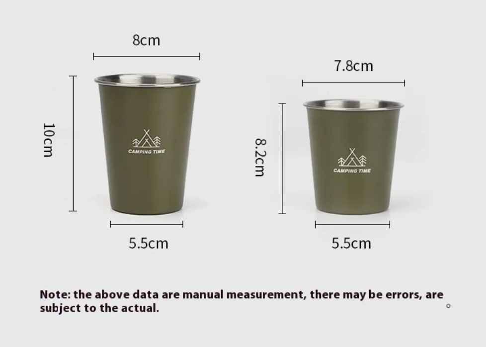 Stainless Steel Camping Cup — Rugged, Rust-Proof, Ready Anywhere