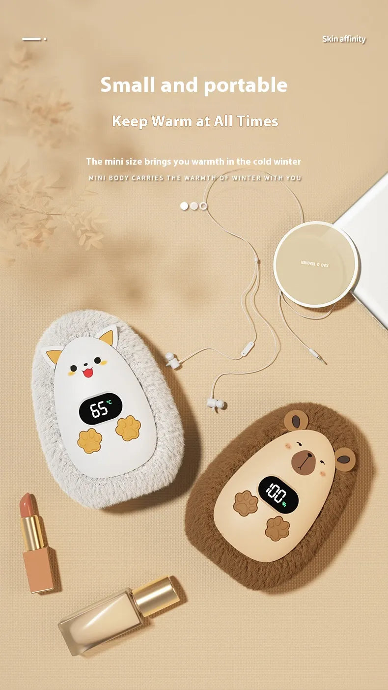 Rechargeable Hand Warmer — 3 Heat Settings, Pocket-Sized