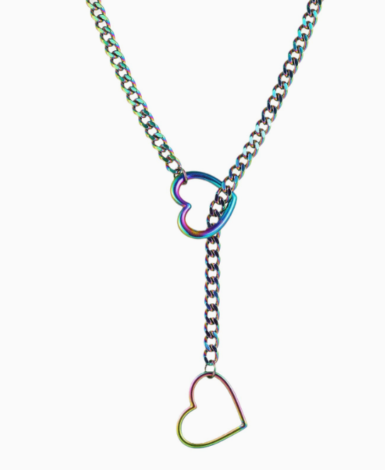 Heart Slip Chain Necklace — Adjustable Style That Goes With Everything