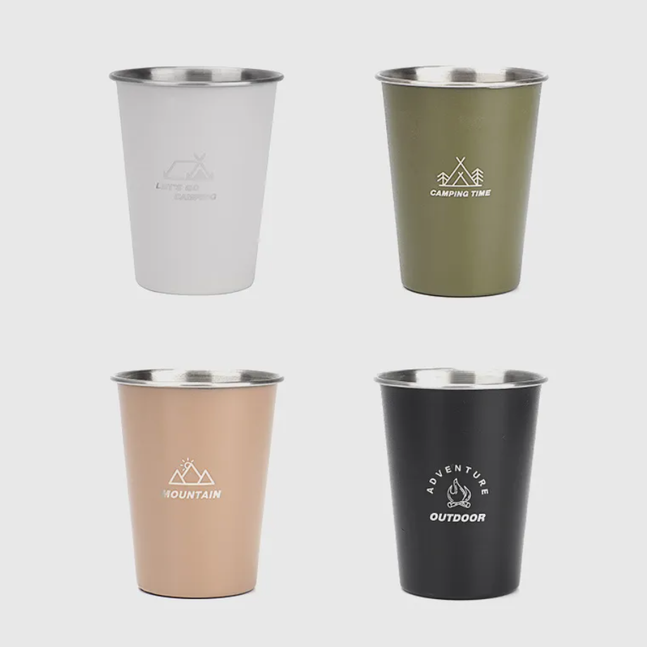 Stainless Steel Camping Cup — Rugged, Rust-Proof, Ready Anywhere