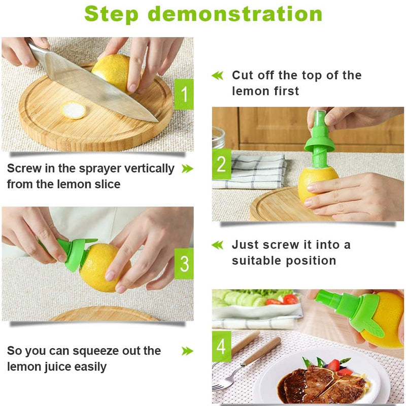 Lemon Juice Sprayer — Squeeze It Right Into Your Food
