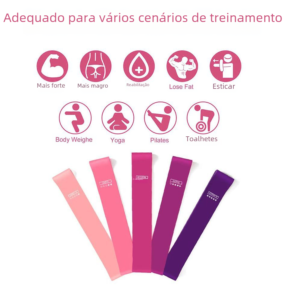 Resistance Bands for Yoga and Fitness Training Set