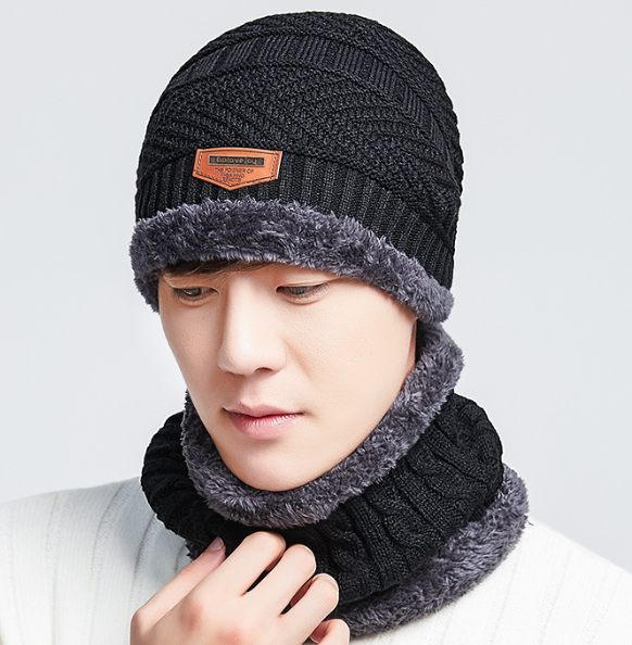 Fleece-Lined Knit Beanie — Warm Inside, Clean Outside