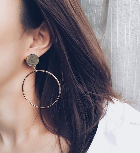 Stylish European and Japanese Hoop Earrings and Studs