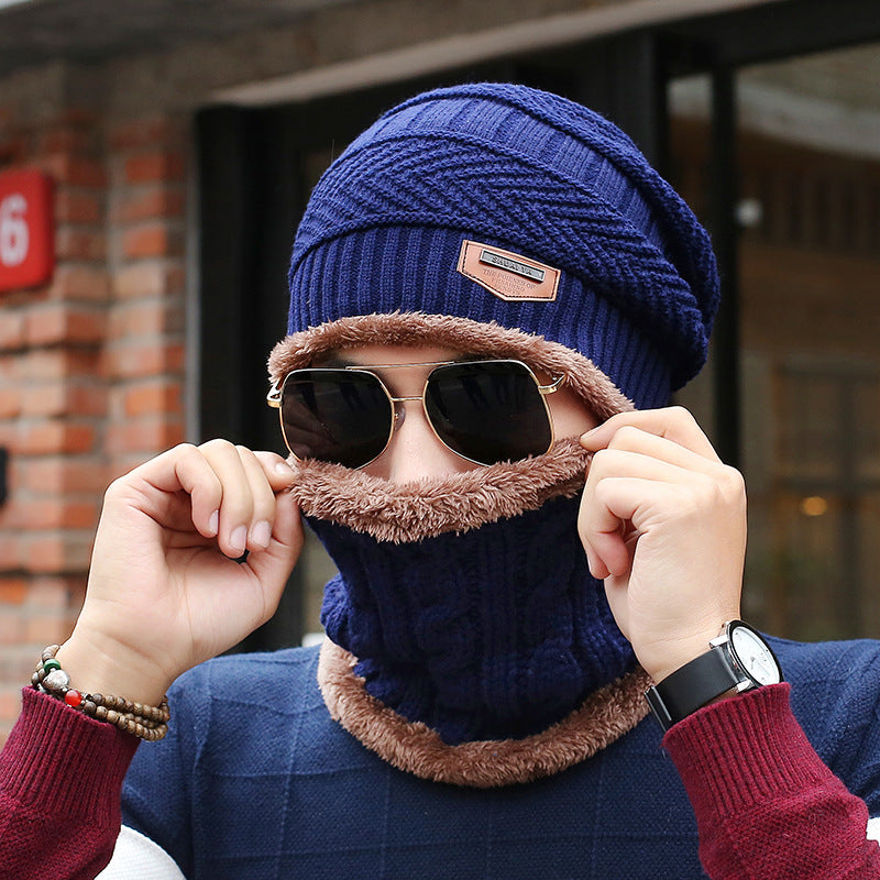 Men's Knit Beanie and Scarf Set — Coordinated and Cold-Proof