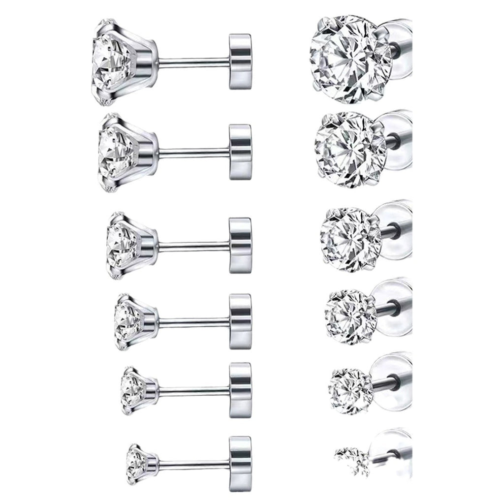 Zirconia Stud Earrings — Subtle Sparkle for Every Occasion