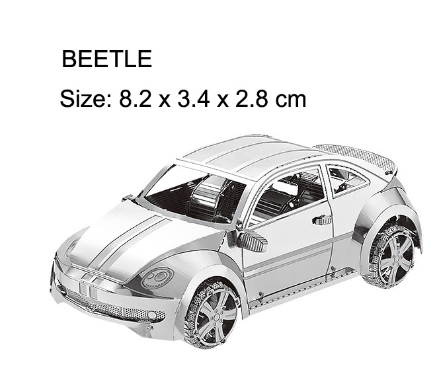 DIY 3D Nano Metal Puzzle Assembly Model