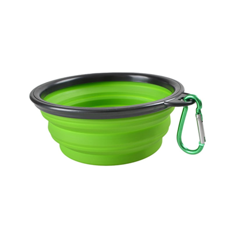 Collapsible Silicone Dog Bowl — Travel-Ready, Always