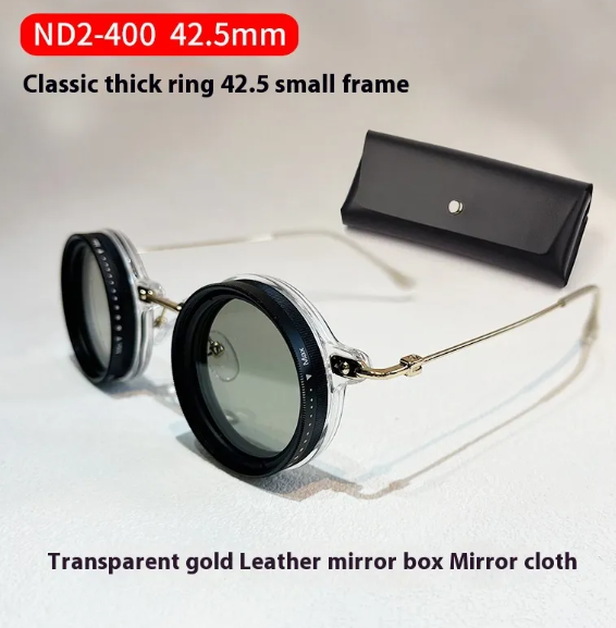 Adjustable Light-Reducing Glasses Case — 9 Protection Settings