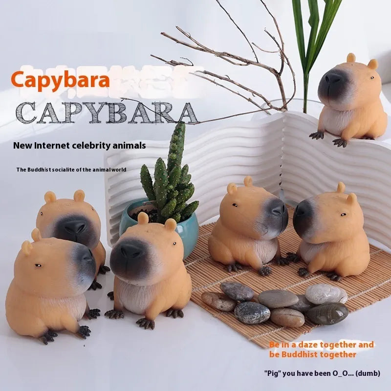 Capybara Squeeze Toy — The World's Chillest Stress Reliever