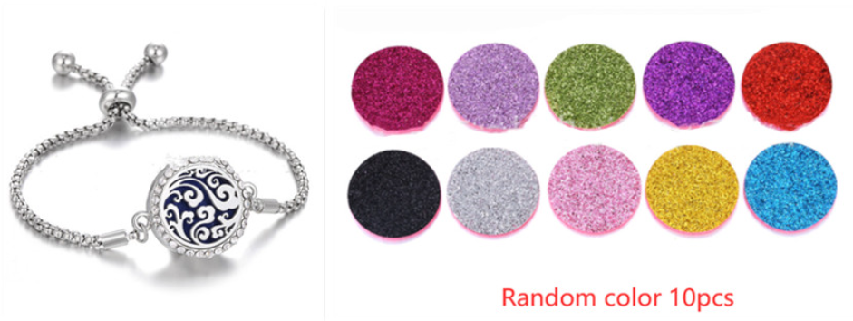 Stainless Steel Aromatherapy Adjustable Bracelet