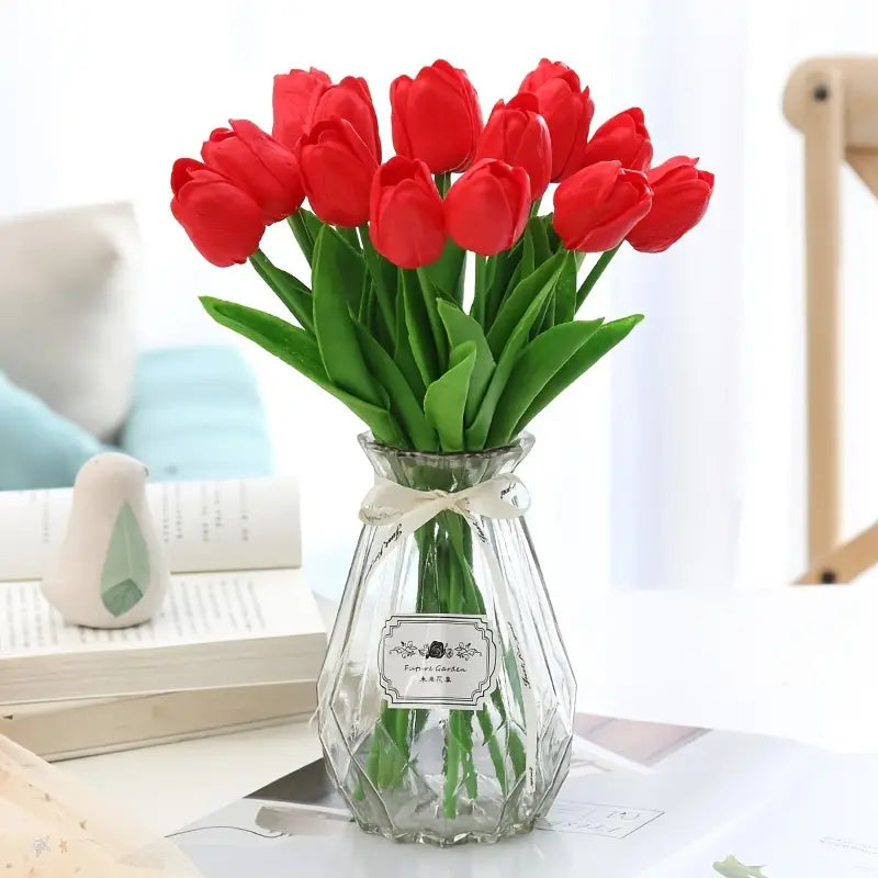 Artificial Tulip Stems 5pc — Real Tulips Die. These Don't.