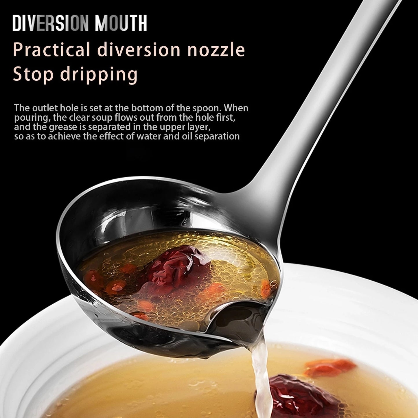 Oil Separator Spoon — Scoop the Broth, Leave the Fat