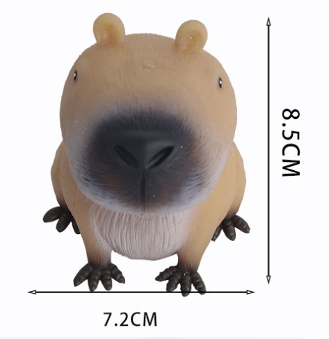 Capybara Squeeze Toy — The World's Chillest Stress Reliever