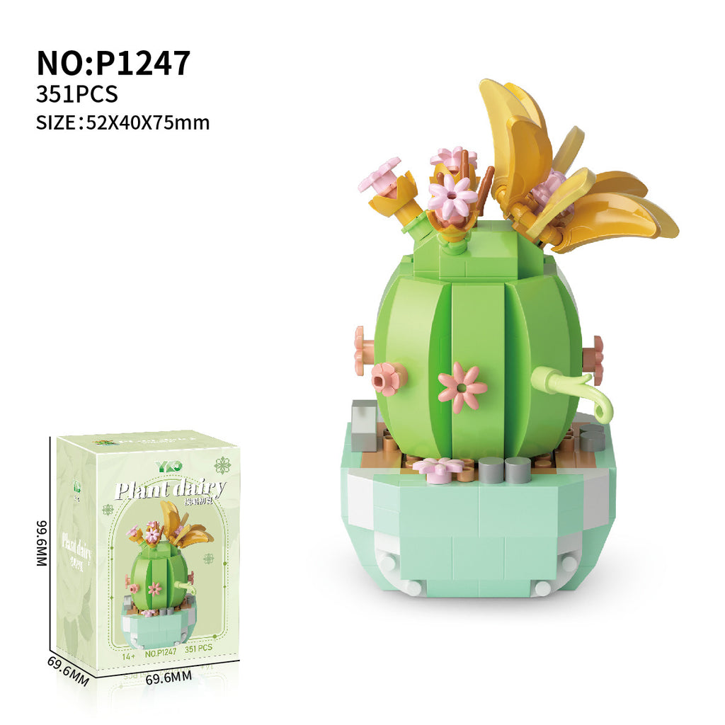 Sunflower Building Block Bouquet — Blooms That Last Forever