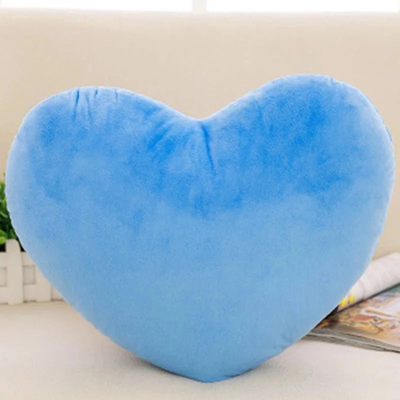 Plush Heart Pillow — Soft, Cozy, and Impossible Not to Hug
