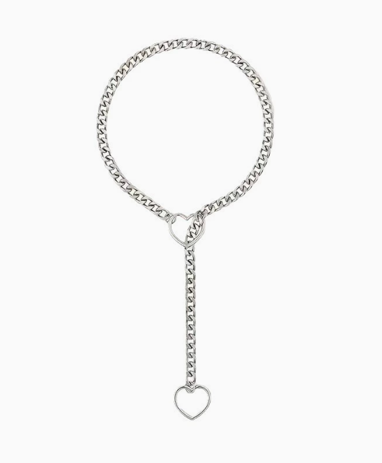 Heart Slip Chain Necklace — Adjustable Style That Goes With Everything