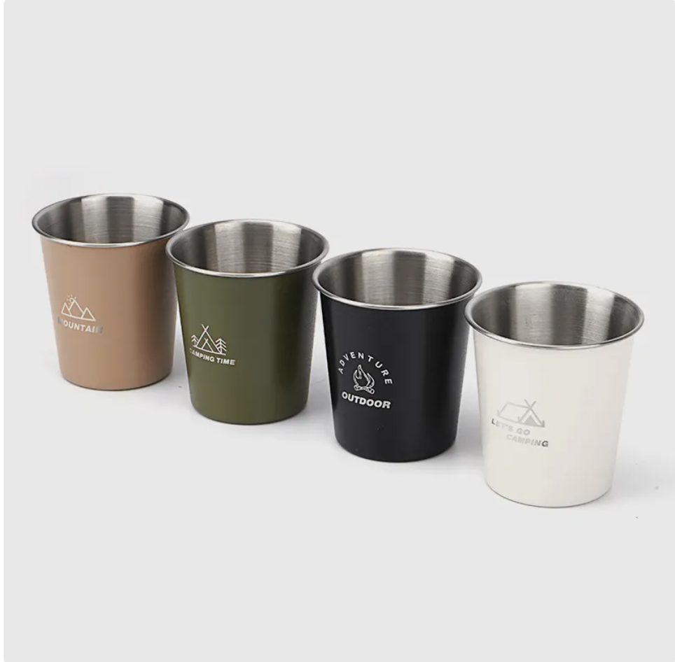 Stainless Steel Camping Cup — Rugged, Rust-Proof, Ready Anywhere
