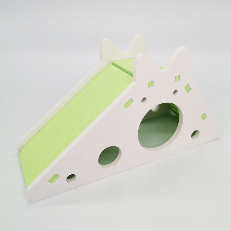 Wooden Slide House for Small Pets — Their Favorite Thing in the Cage