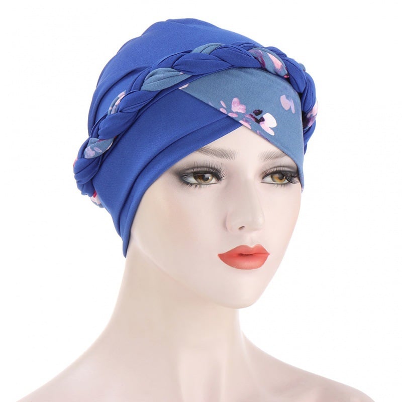 Leopard Print Patchwork Bandana Hat