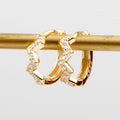 Wave Zircon S925 Earrings — Stud or Hoop, Your Choice