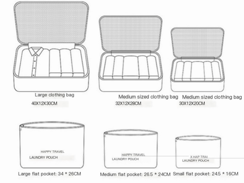 Portable Travel Packing Cubes (6-Piece) — Organize Every Trip