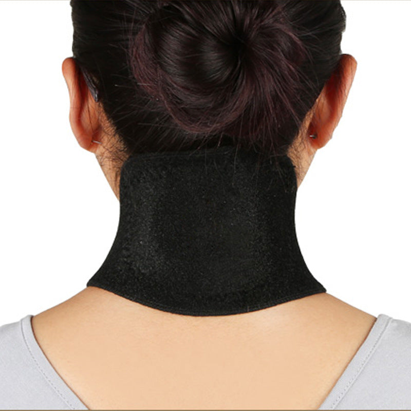 Neck Support Belt with Self-Heating for Pain Relief
