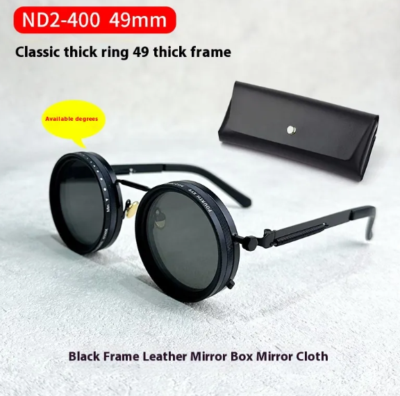 Adjustable Light-Reducing Glasses Case — 9 Protection Settings