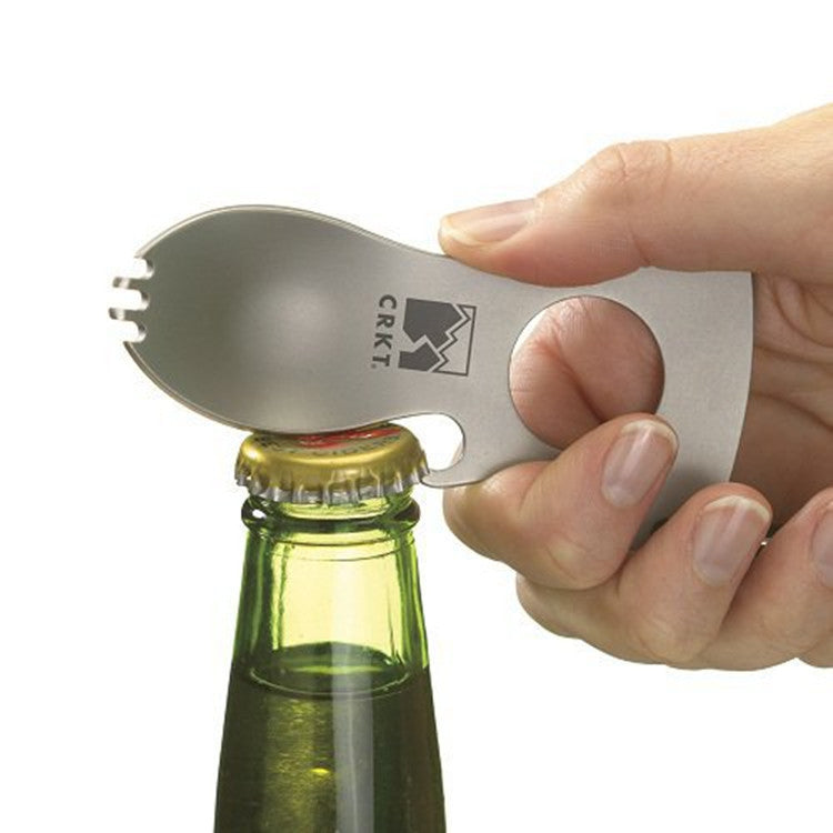 Outdoor Multi-Tool Camping Set — Spoon, Fork, Opener All in One