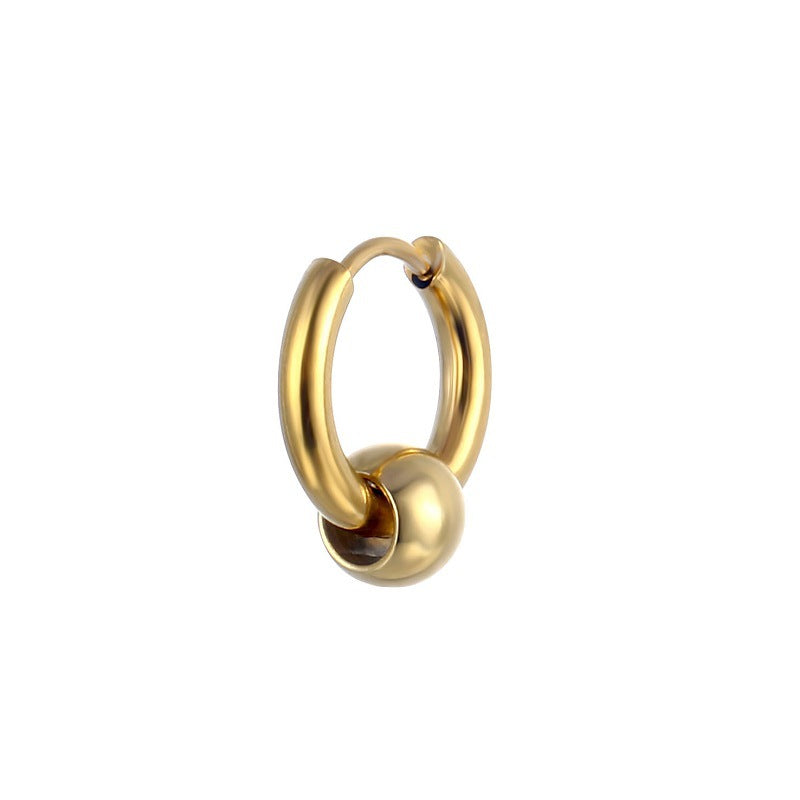 Titanium Steel Hoop Earrings — Bold, Rust-Proof, Built to Last