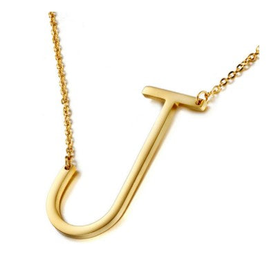 Alphabet Pendant Necklace — Your Initial, Your Story
