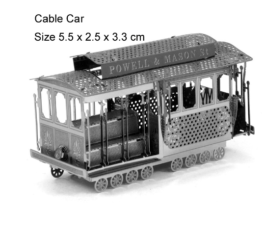 DIY 3D Nano Metal Puzzle Assembly Model