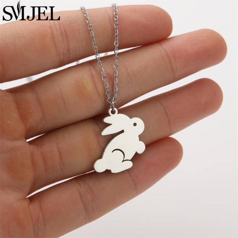 Rabbit Pendant Necklace — Cute SS Charm That Goes With Anything