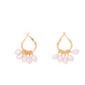 Freshwater Pearl Tassel Hoop Earrings and Studs