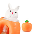 Carrot Rabbit Fidget Toy — Pull It Apart, Snap It Back, Repeat