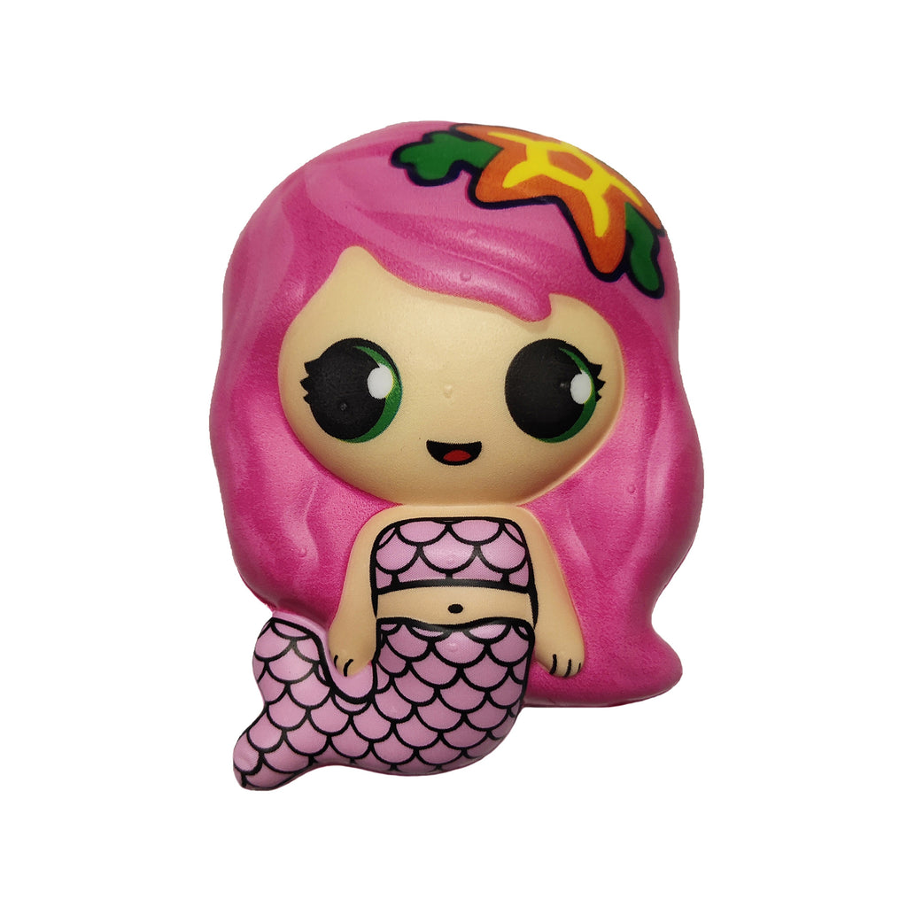 Colorful Mini Mermaid Squishy PU Foam Stress Toy
