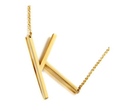 Alphabet Pendant Necklace — Your Initial, Your Story